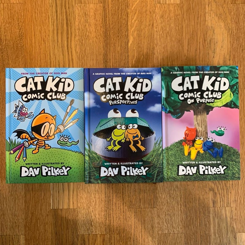 The Cat Kid Comic Club Collection: from the Creator of Dog Man (Cat Kid Comic Club #1-3 Boxed Set)