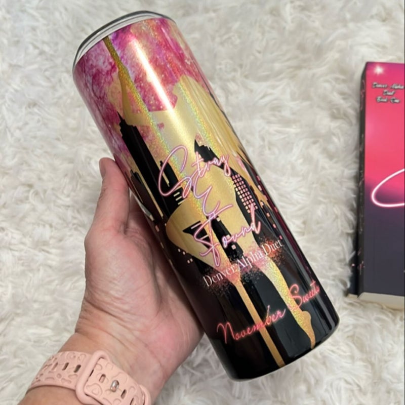 Stray & Found (signed) plus matching tumbler