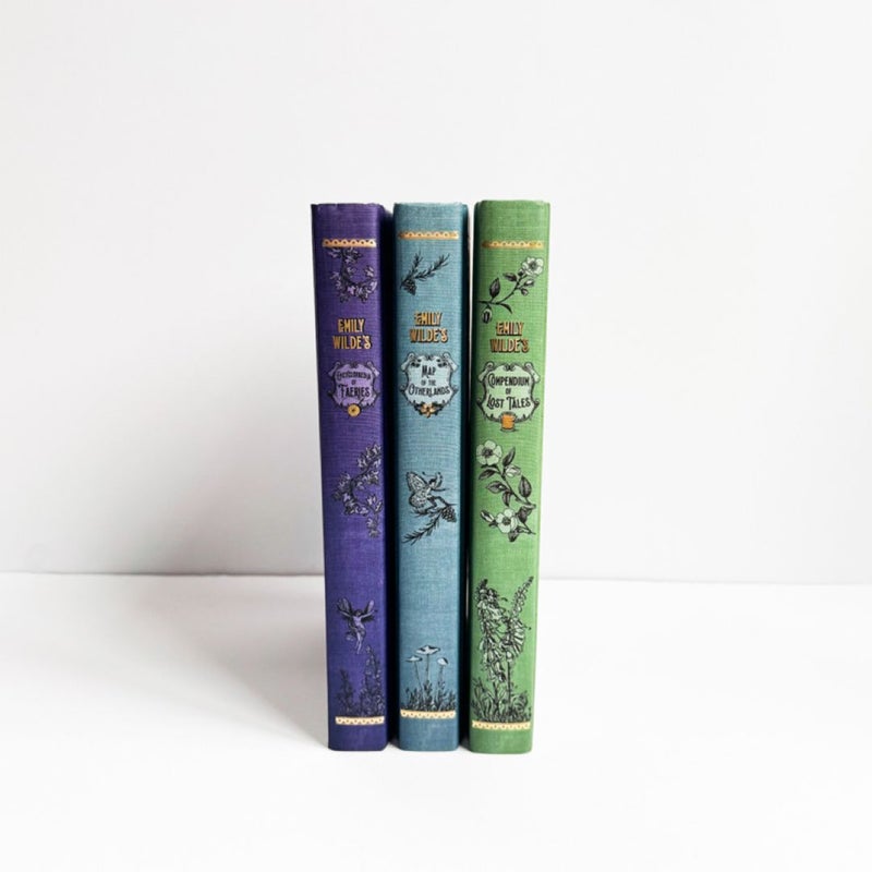 SIGNED Emily Wilde’s Encyclopaedia of Faeries, Emily Wilde’s Map of the Otherlands, Emily Wilde’s Compendium of Lost Tales (Fairyloot Exclusive Editions - includes OVERLAYS!)
