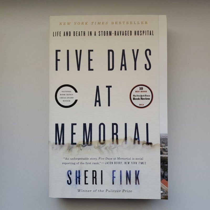 Five Days at Memorial Signed