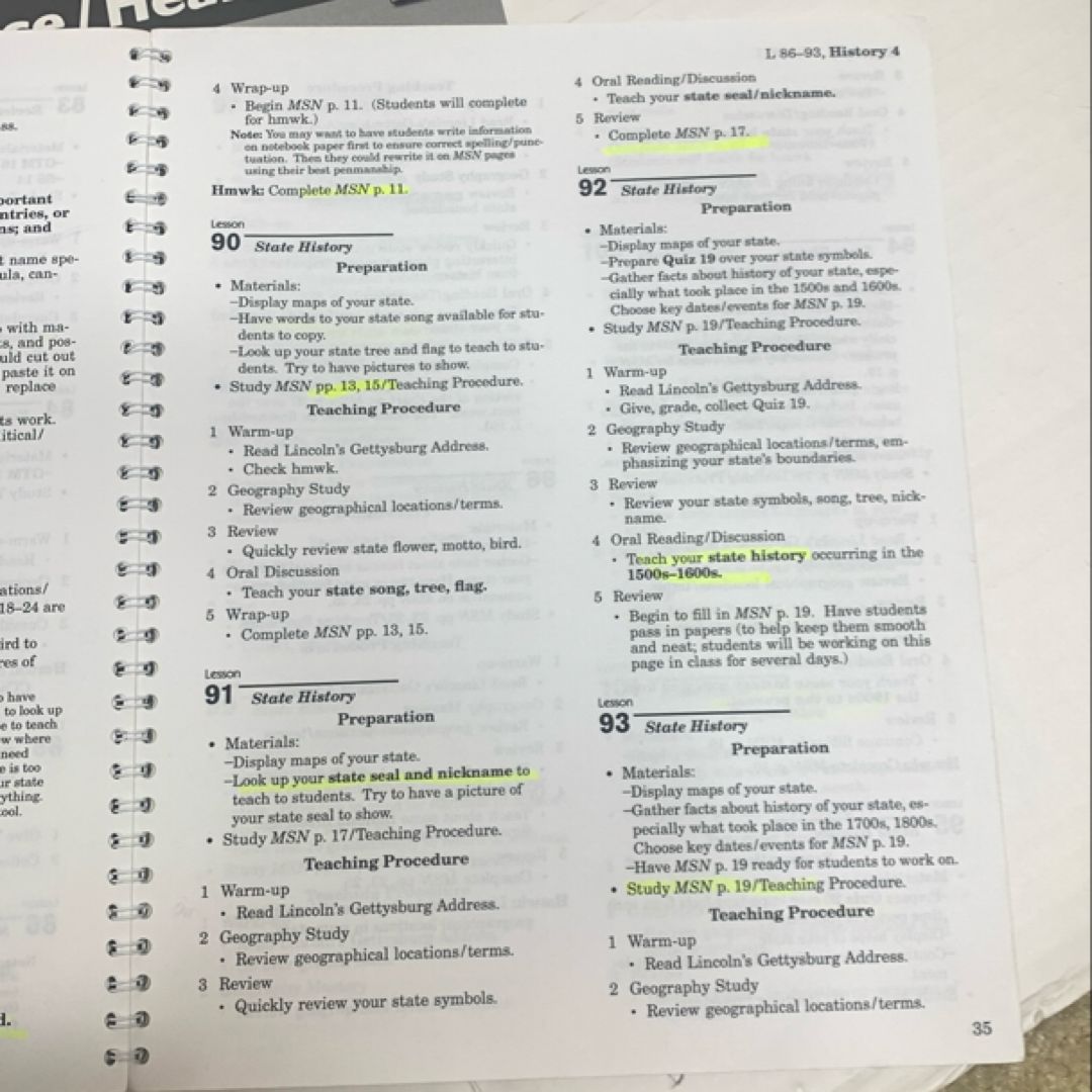 Abeka curriculum/lesson plans for 4th grade history and science/health by  abeka, paperback | pangobooks