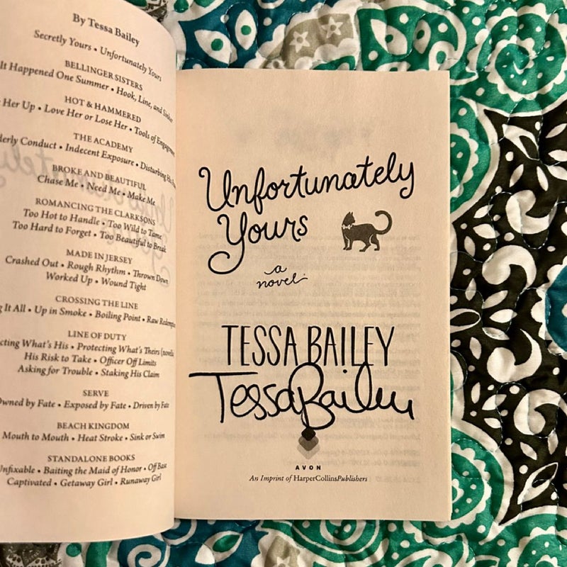 Unfortunately Yours (Signed)