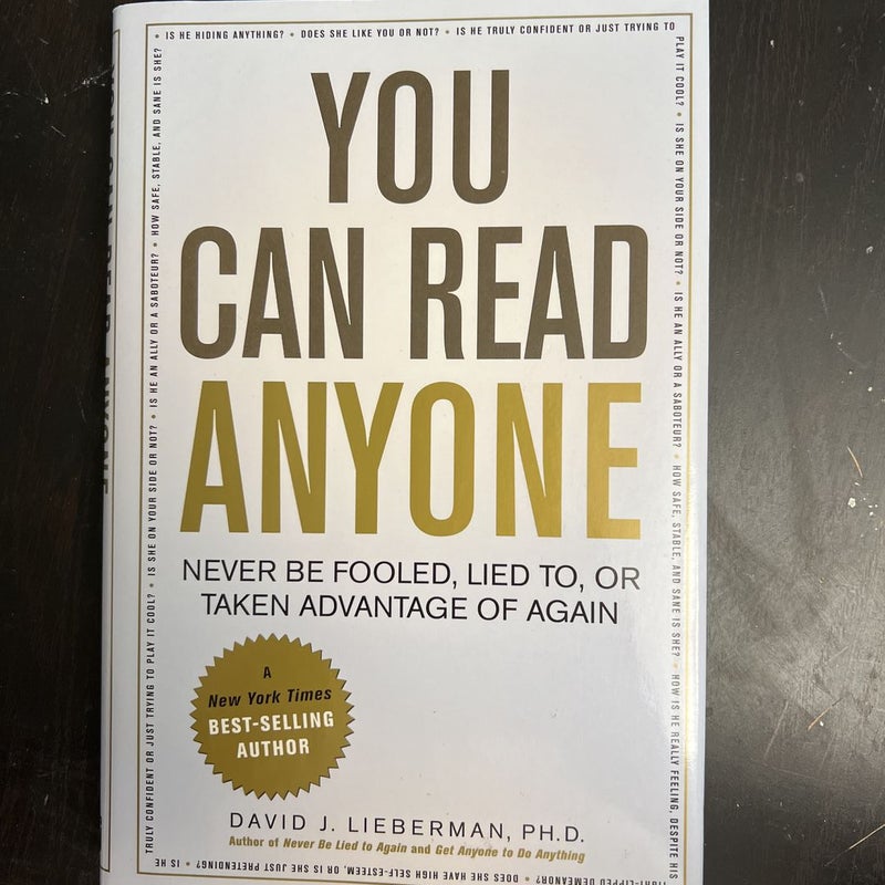 You can read anyone