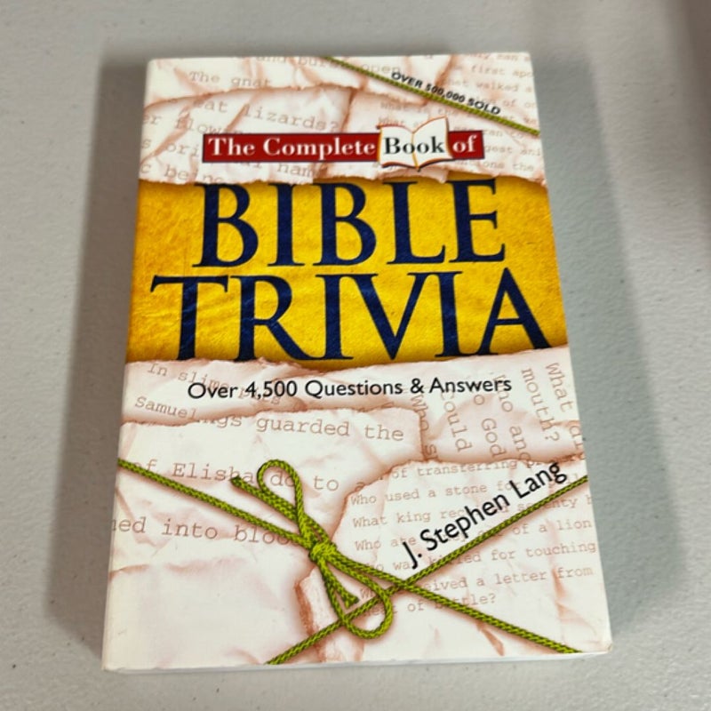 The complete book of Bible trick