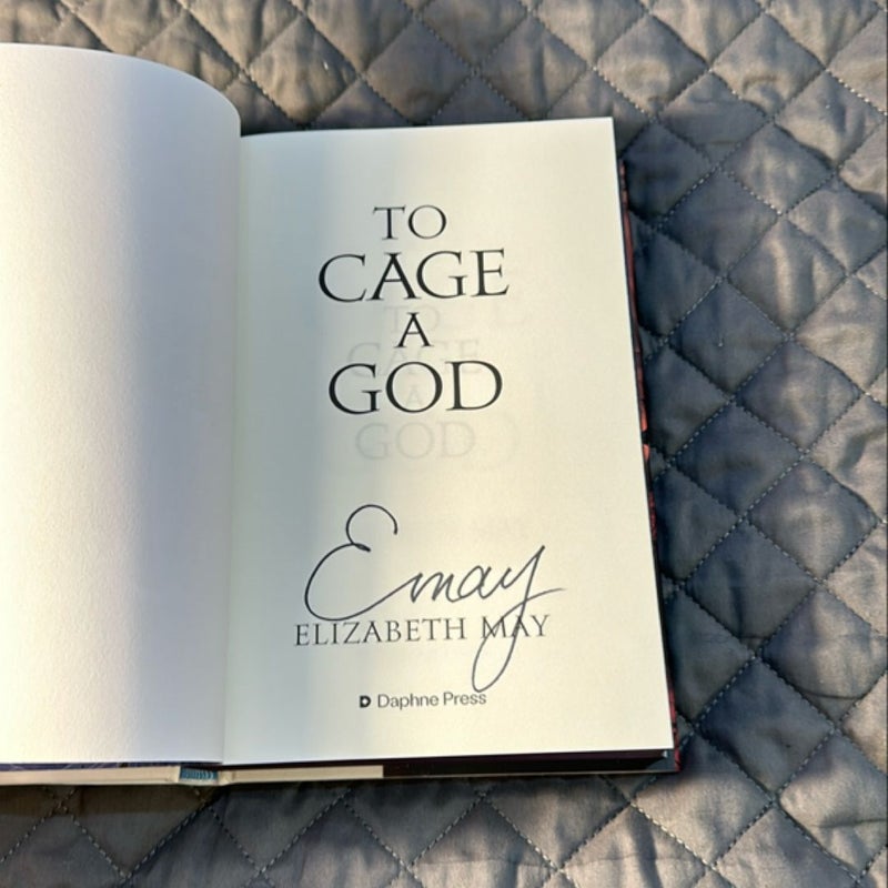 To Cage a God - Illumicrate Special Edition signed by the author 