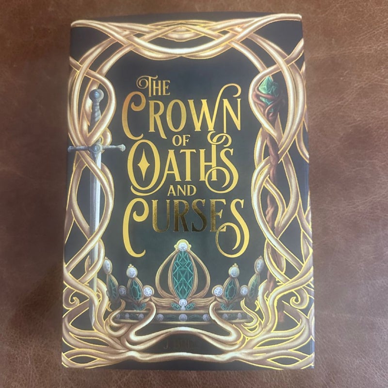 The crown of oaths and curses signed special edition J. Bree bookish box