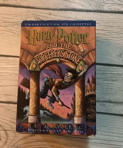 Cassette tape, set of Harry Potter, and the sorcerer￼