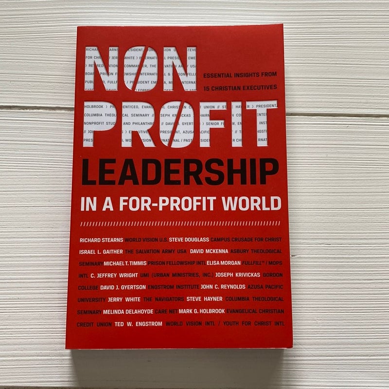 Nonprofit Leadership In A For-Profit World