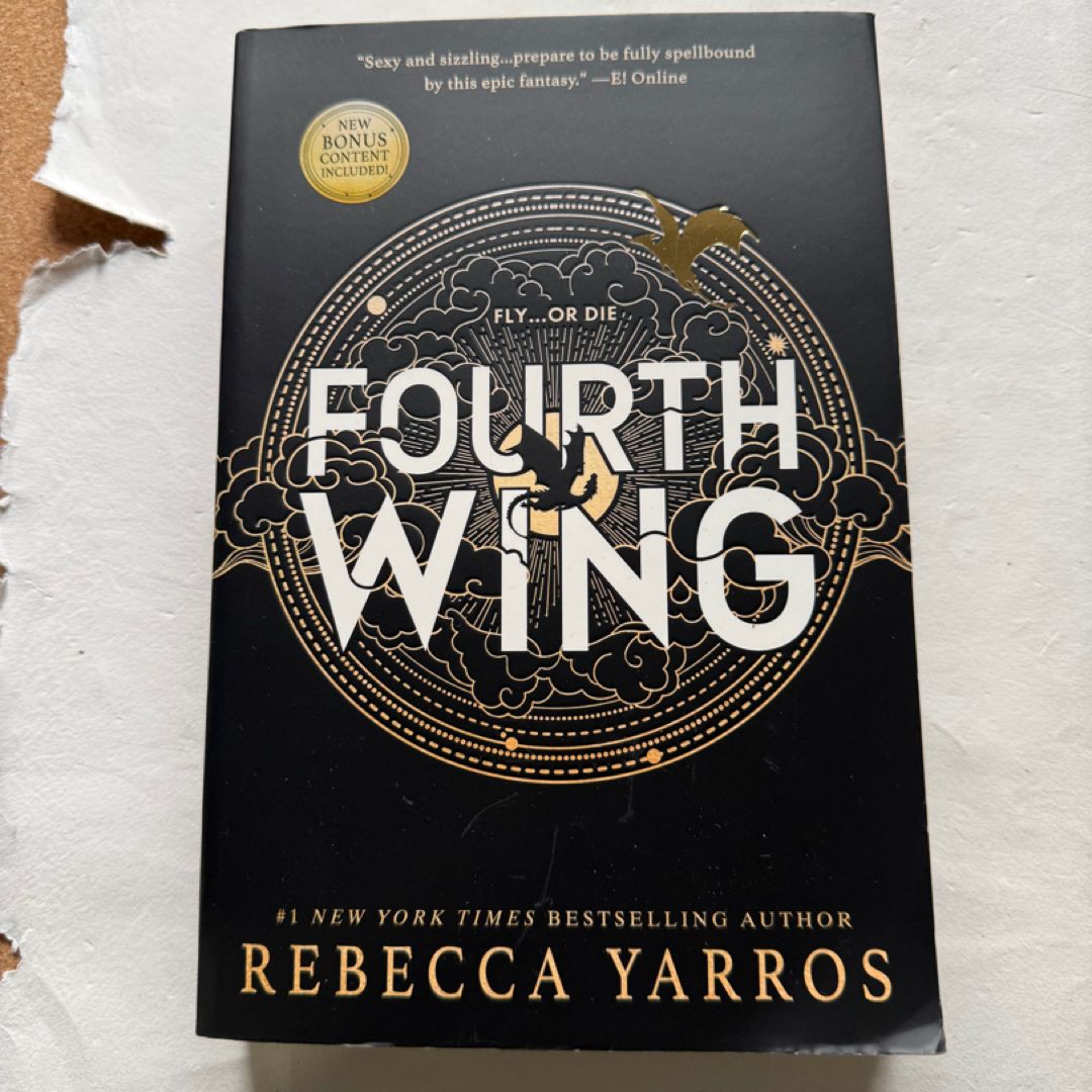 Fourth Wing - sprayed edges