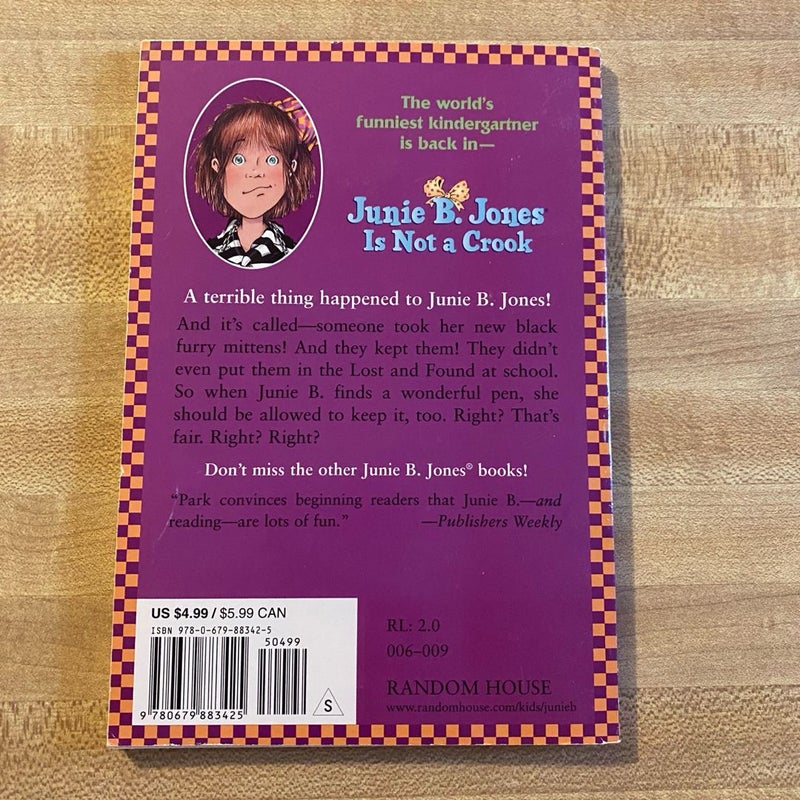 Junie B. Jones #9: Junie B. Jones Is Not a Crook