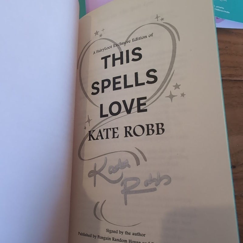 This Spells Love - Fairyloot Signed Edition 