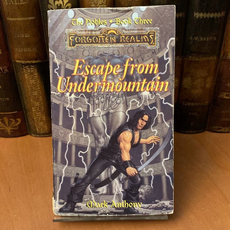 Escape from Undermountain, Nobles 3, First Edition First Printing