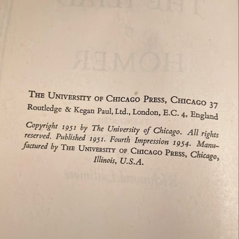 The Iliad of Homer (1954)