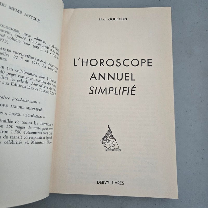 L'horoscope annuel simplifié