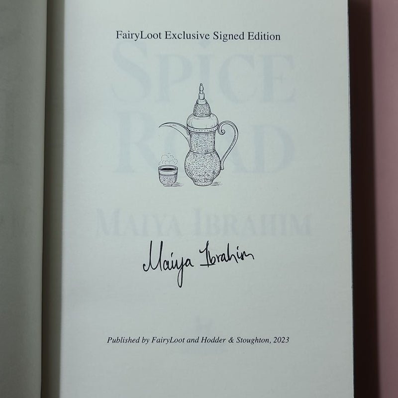 Spice Road - Fairyloot - Autographed 