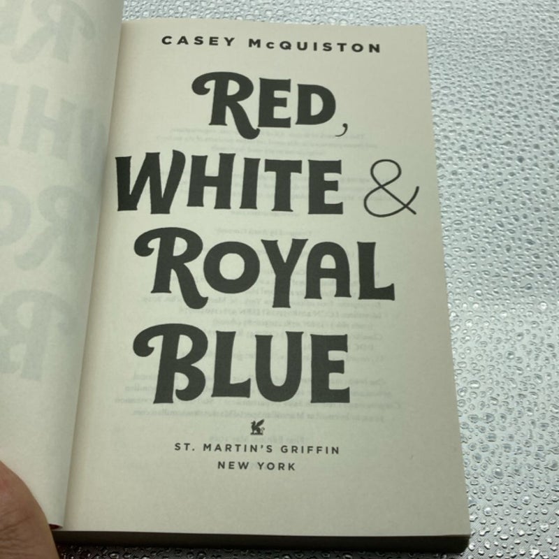 Red, White and Royal Blue
