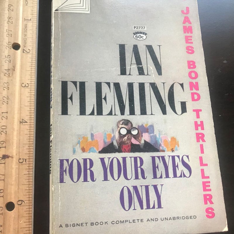 For Your Eyes Only Ian Fling 1960 5 James Bond Thrillers Paperback Signet