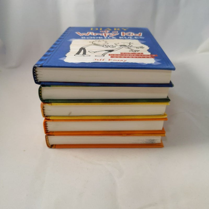 Diary of a Wimpy Kid Lot of 5: #2, 3, 4, 9, Do-it-yourself