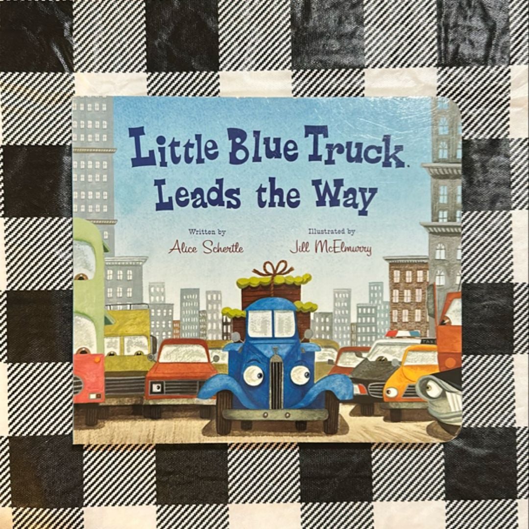 Little Blue Truck Leads the Way Board Book