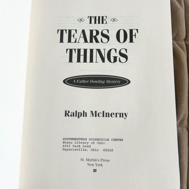 The Tears of Things