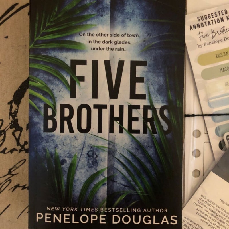 ✨ New! Probably Smut Five Brothers with Overlay by Penelope Douglas ✨