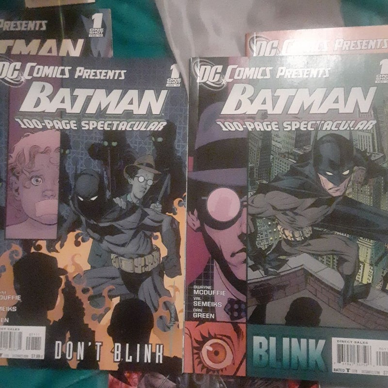 5 DC COMICS PRESENTS 100 PAGE SPECTACULAR LOT Batman, Captain Atom