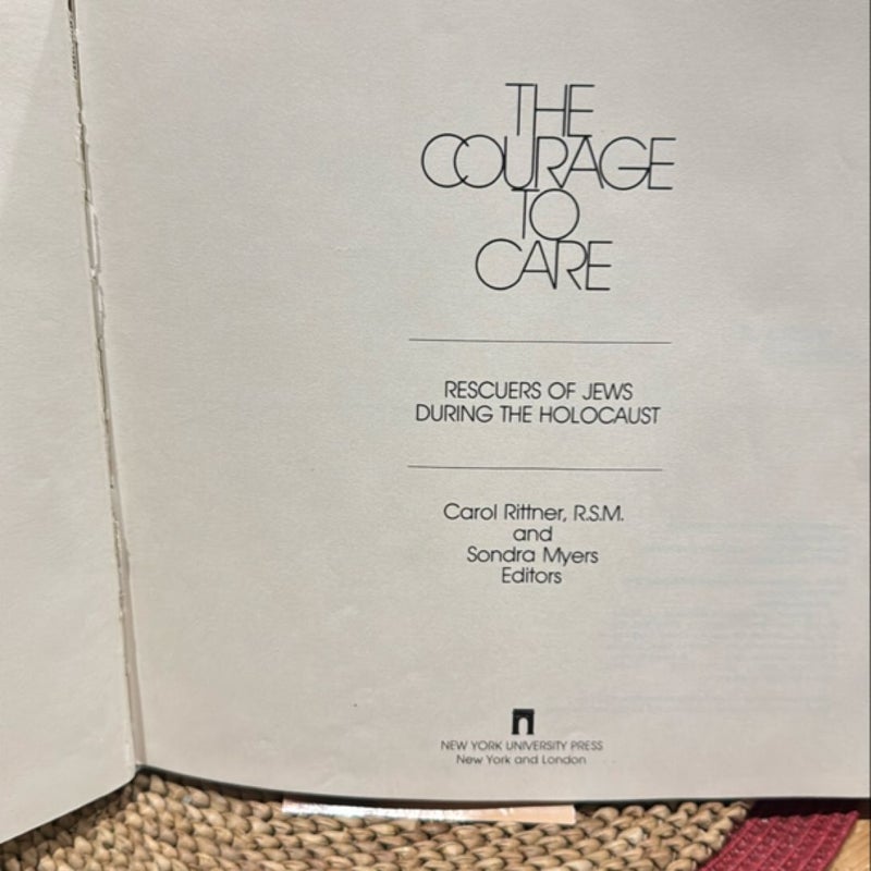 The Courage to Care, Vintage 1986 