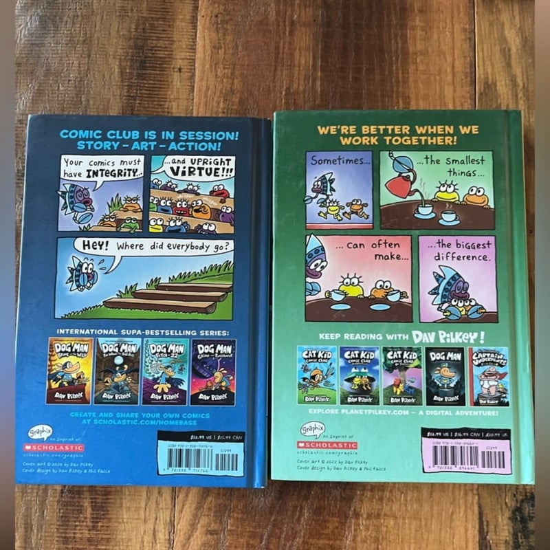  Cat Kid Comic Club 2 books 
