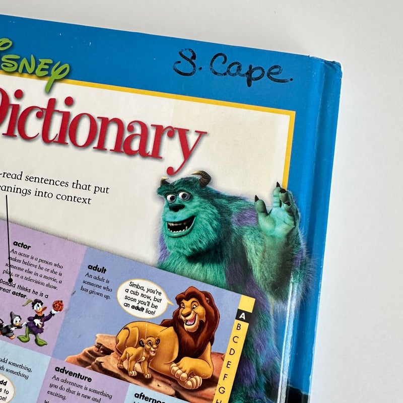 Disney Pixar Picture Dictionary, First Edition