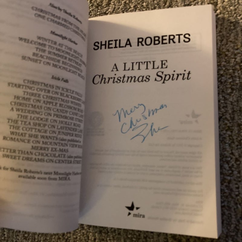 A Little Christmas Spirit (signed)