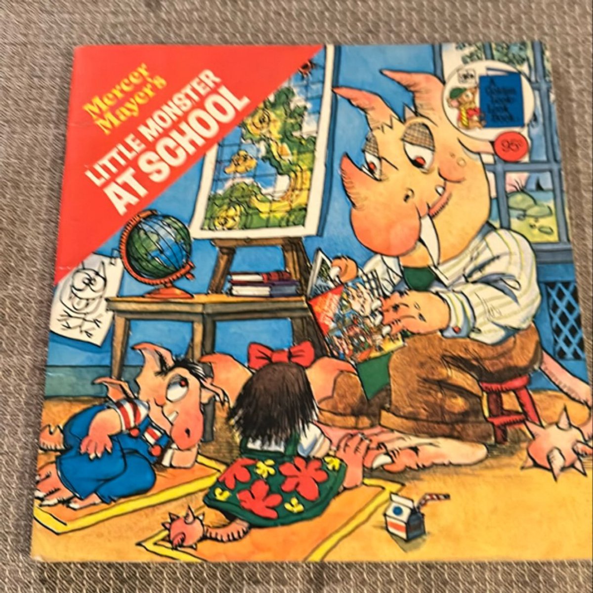 Little Monster at School by Golden Books Staff
