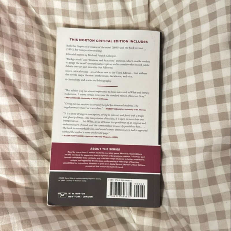 The Picture of Dorian Gray, 3rd Norton Critical Edition