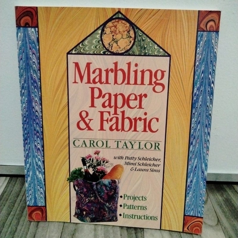 Marbling Paper and Fabric Book and Kit