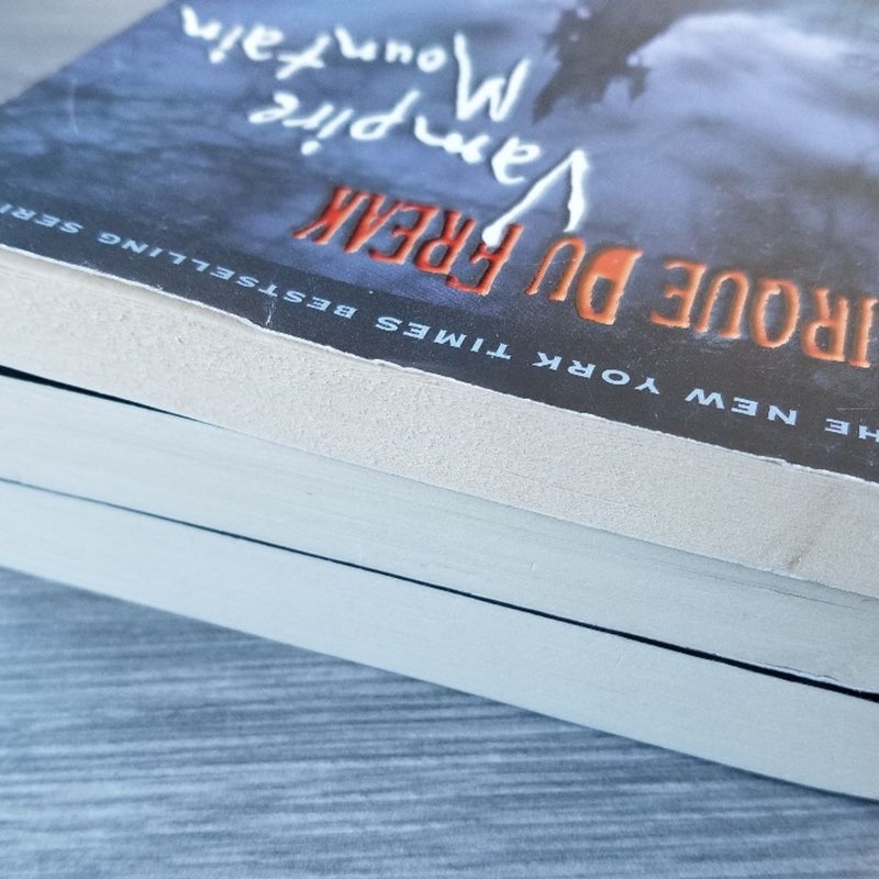 3 CIRQUE DU FREAK DARREN SHAN Y.A. HORROR BOOKS VAMPIRE MOUNTAIN, TRIALS OF DEATH, ALLIES OF THE NIGHT