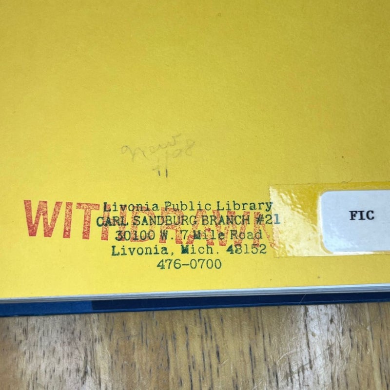 ex-library first edition of Those Who Trespass by Bill O’Reilly