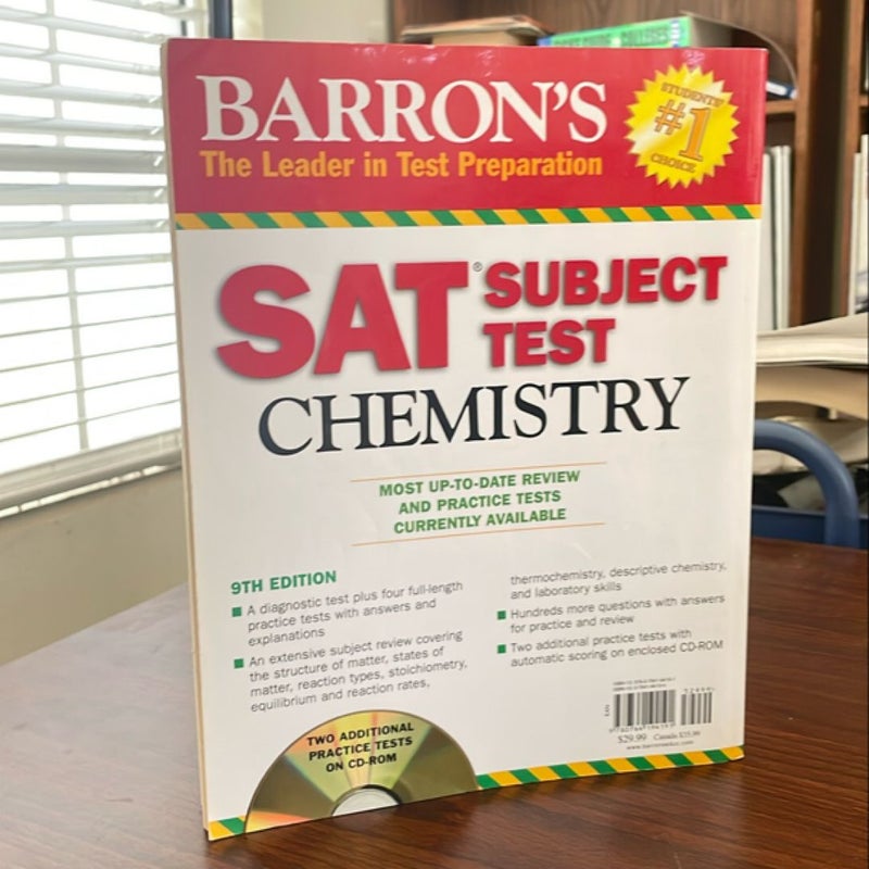 Barron's SAT Subject Test Chemistry with CD-ROM