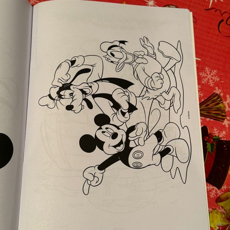 Mickey Mouse Coloring & Activity Book with Crayons