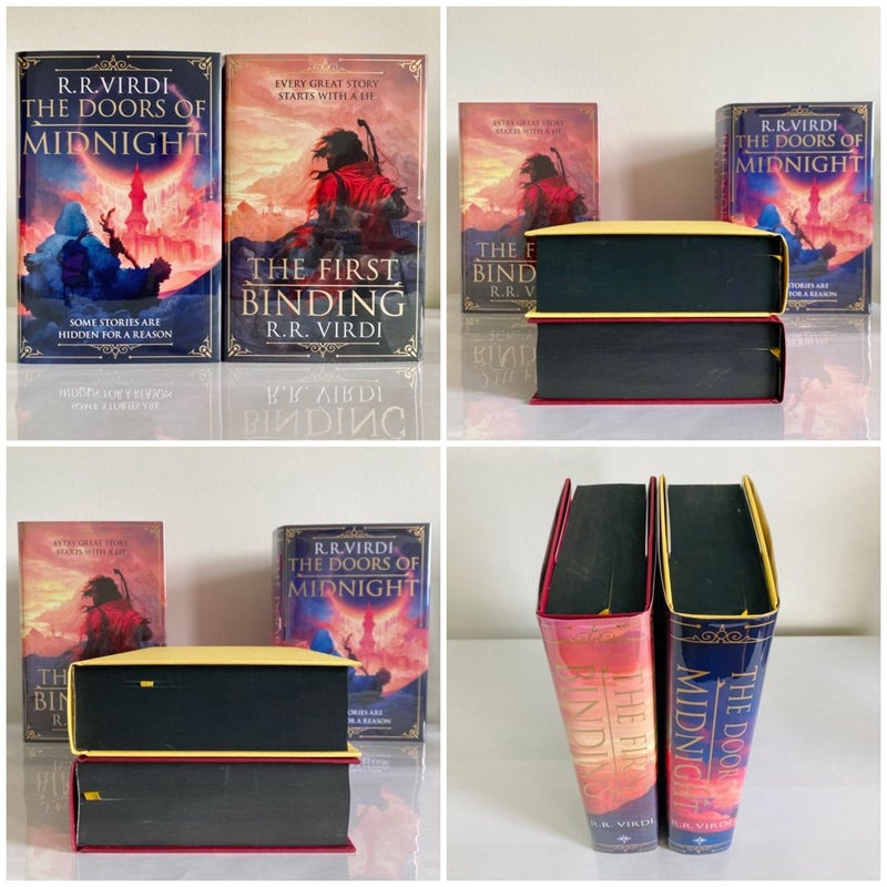 The Doors of Midnight & The First Binding • Broken Binding SIGNED No. 40 Match Set
