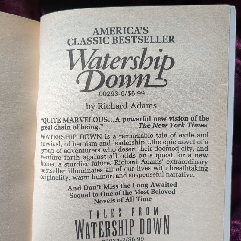 Tales From Watership Down 