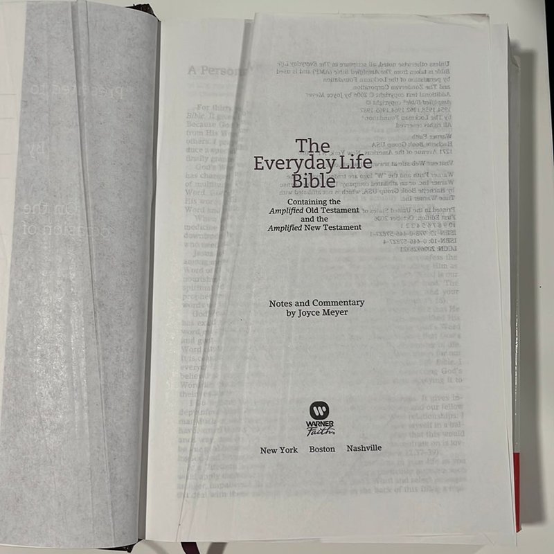 The Everyday Life Bible