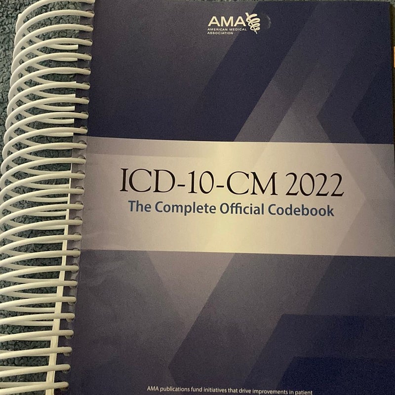 ICD-10-CM 2022 the Complete Official Codebook with Guidelines by ...