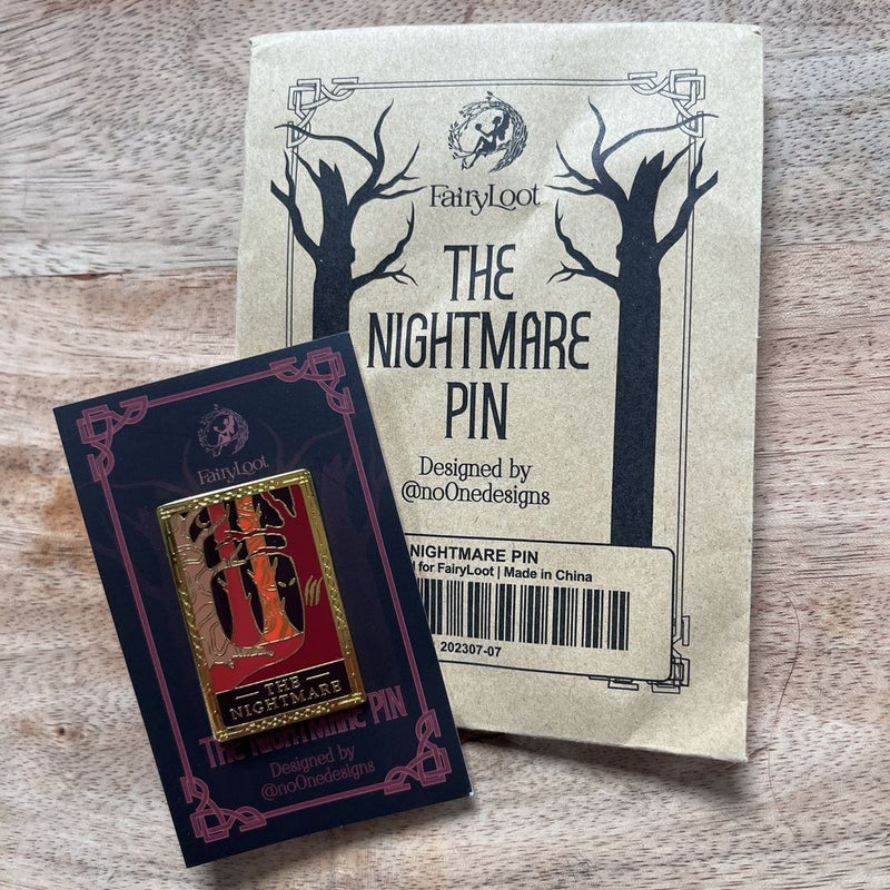 FairyLoot Exclusive, The Nightmare Pin, inspired by One Dark Window by  @noOnedesigns, Hardcover | Pangobooks