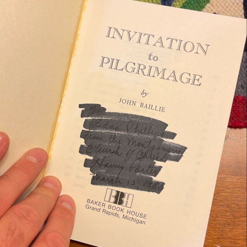 Invitation to Pilgrimage