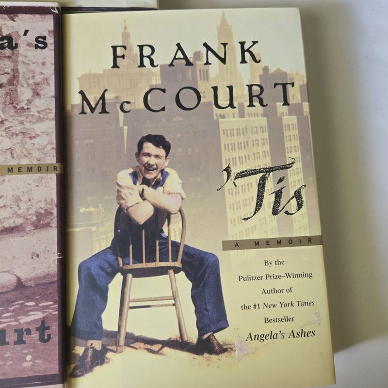 Frank McCourt 3 book lot hardcover Like New Condition 