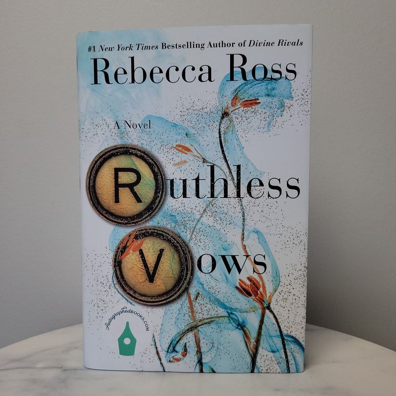 Ruthless Vows * SIGNED / AUTOGRAPHED * 1st/1st