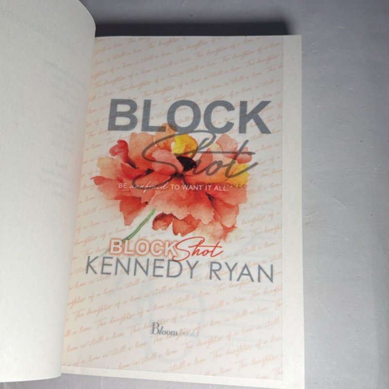 Block Shot - signed + overlay