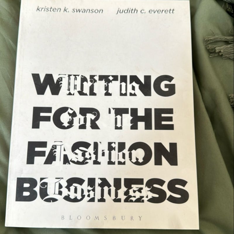 Writing for the Fashion Business