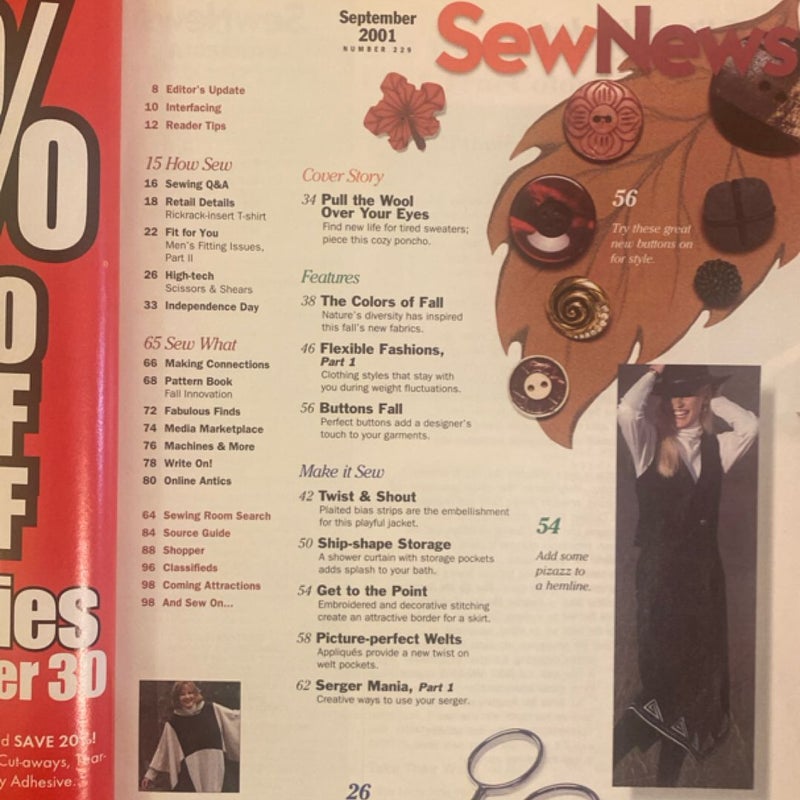 Sew News Magazine (September 2001)