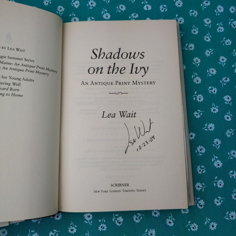 Shadows on the Ivy (Signed)