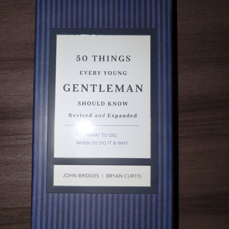 50 Things Every Young Gentleman Should Know